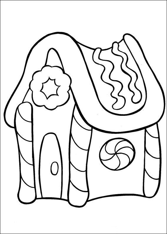 Fisă de colorat cu Mos craciun de colorat p57