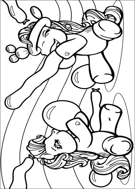 Fisă de colorat cu My little poney de colorat p34