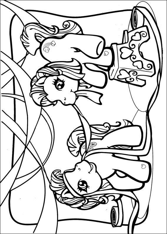 Fisă de colorat cu My little poney de colorat p36