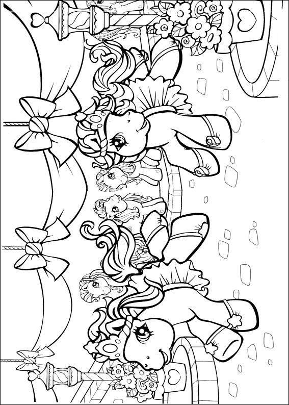 Fisă de colorat cu My little poney de colorat p37