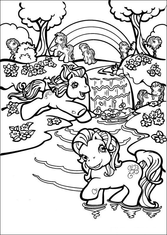 Fisă de colorat cu My little poney de colorat p39