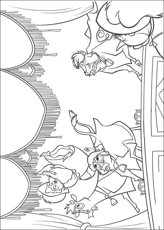 Fisă de colorat cu O ferma trasnita de colorat p08