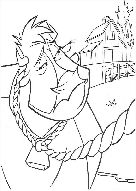 Fisă de colorat cu O ferma trasnita de colorat p10