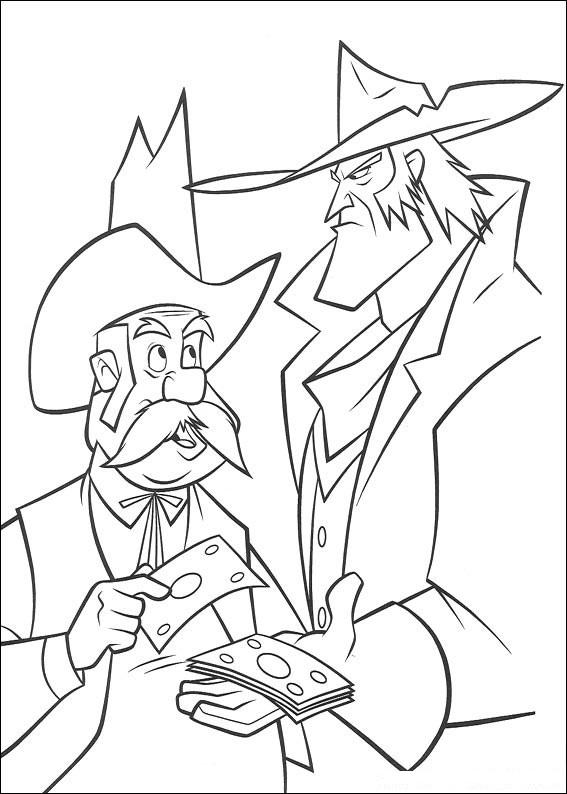 Fisă de colorat cu O ferma trasnita de colorat p13