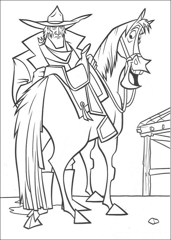 Fisă de colorat cu O ferma trasnita de colorat p16