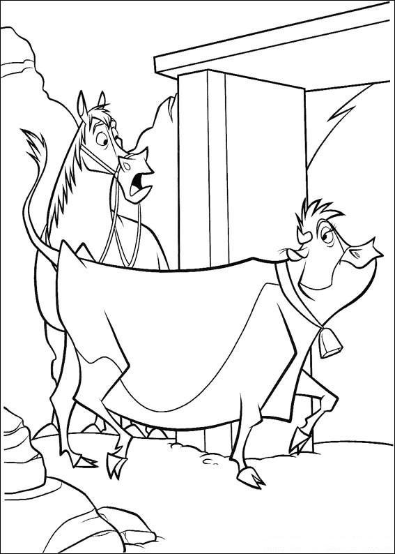 Fisă de colorat cu O ferma trasnita de colorat p31