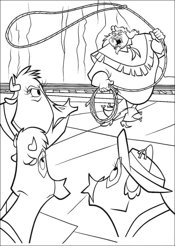 Fisă de colorat cu O ferma trasnita de colorat p40