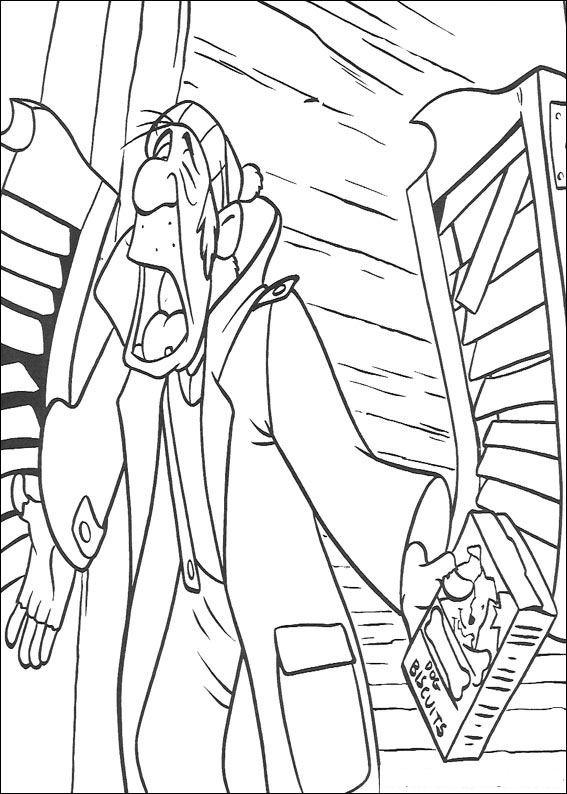 Fisă de colorat cu Oliver de colorat p17