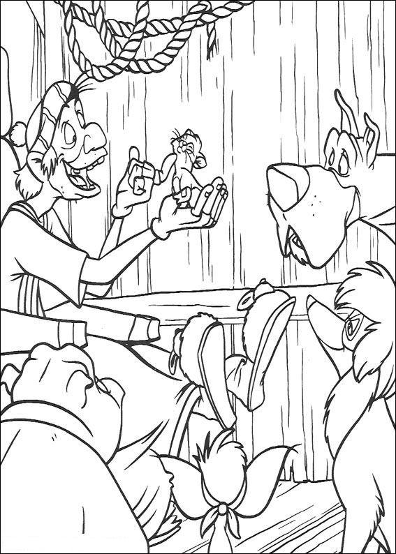 Fisă de colorat cu Oliver de colorat p18