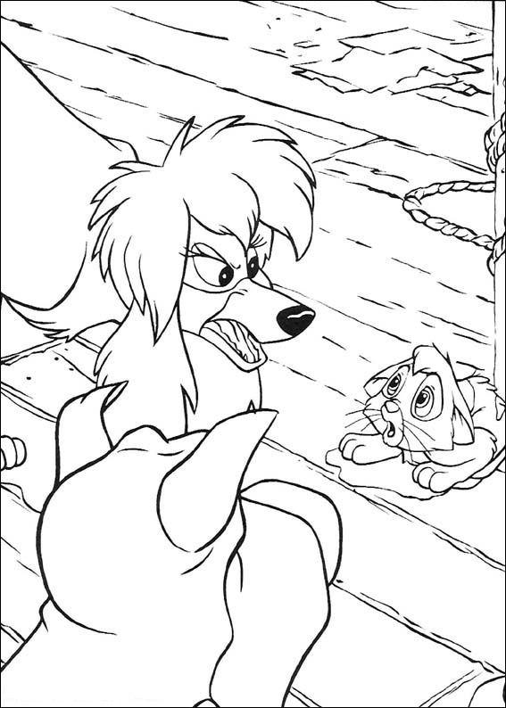 Fisă de colorat cu Oliver de colorat p22