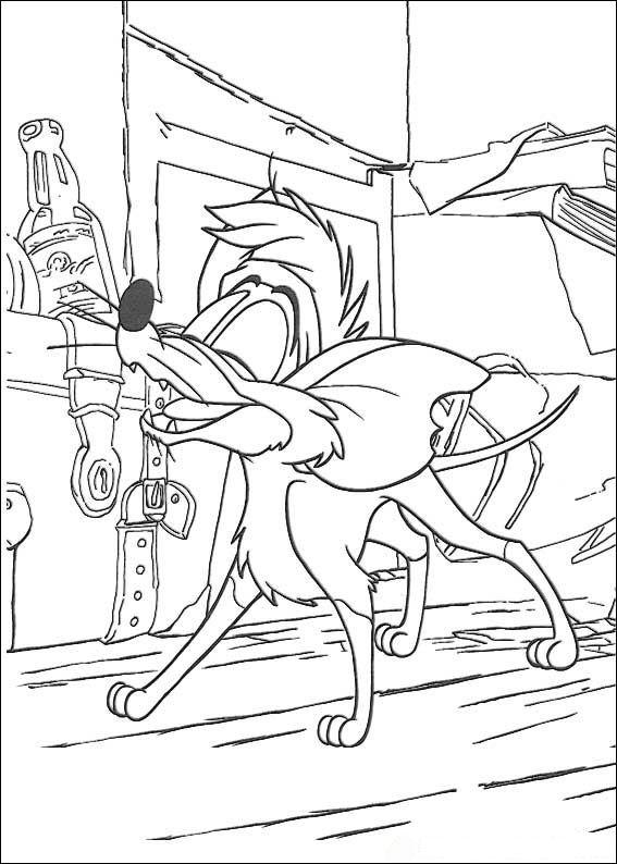 Fisă de colorat cu Oliver de colorat p29