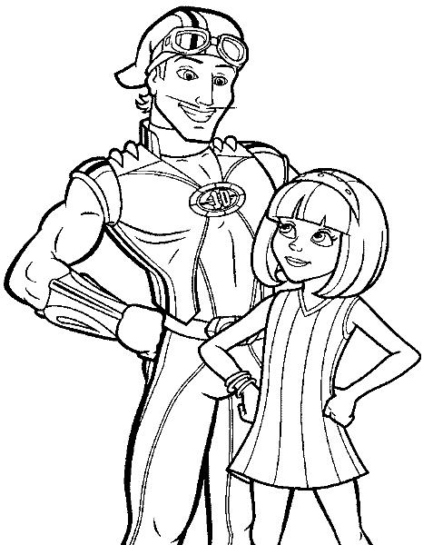 Fisă de colorat cu Oraselul lenes de colorat p01