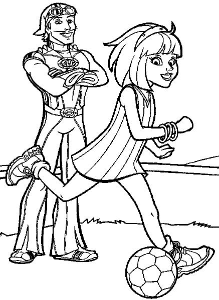 Fisă de colorat cu Oraselul lenes de colorat p17