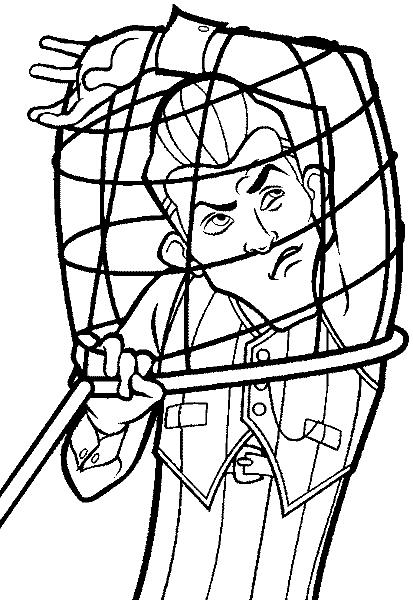 Fisă de colorat cu Oraselul lenes de colorat p22