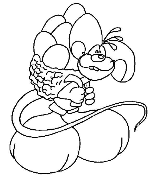 Fisă de colorat cu Paste de colorat p126