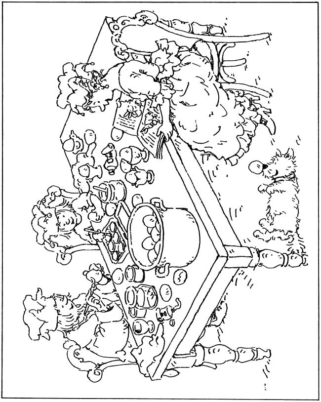 Fisă de colorat cu Paste de colorat p190