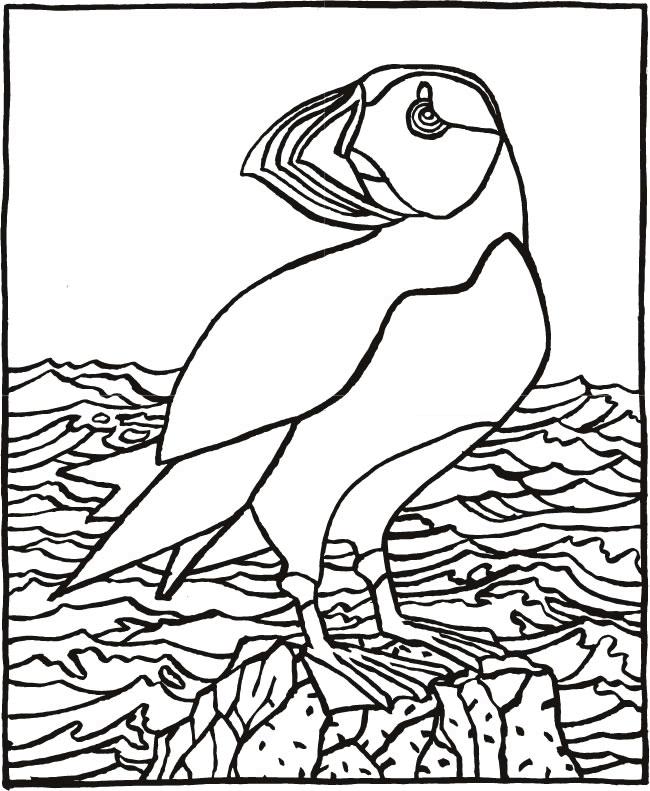 Fisă de colorat cu Pe mare de colorat p14