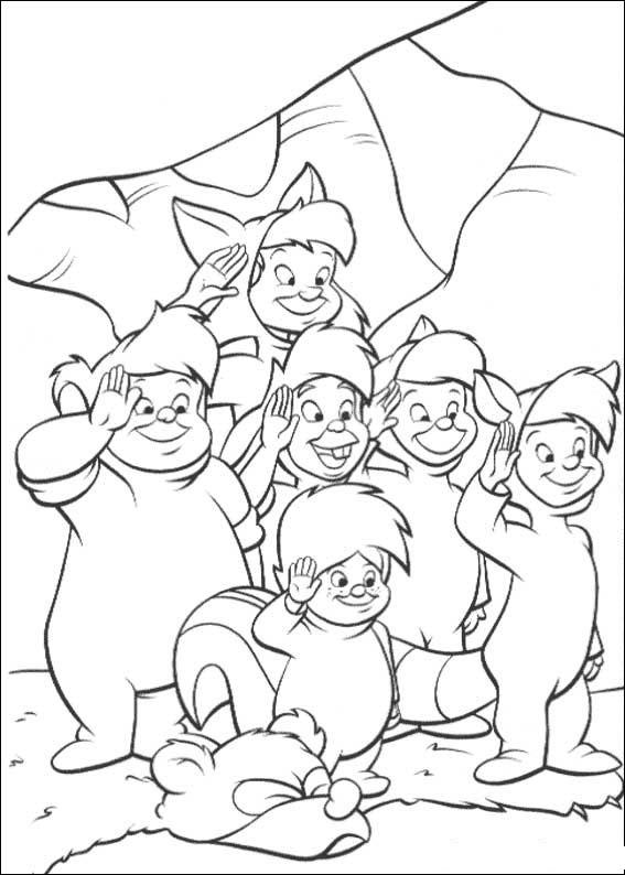 Fisă de colorat cu Peter pan 2 de colorat p04