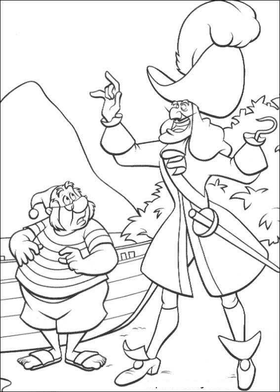 Fisă de colorat cu Peter pan 2 de colorat p09