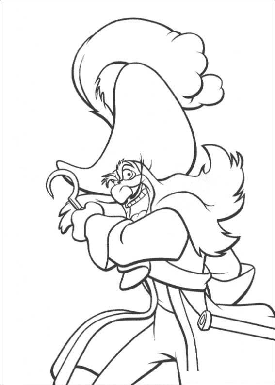 Fisă de colorat cu Peter pan 2 de colorat p10