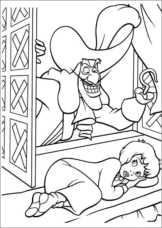 Fisă de colorat cu Peter pan 2 de colorat p17