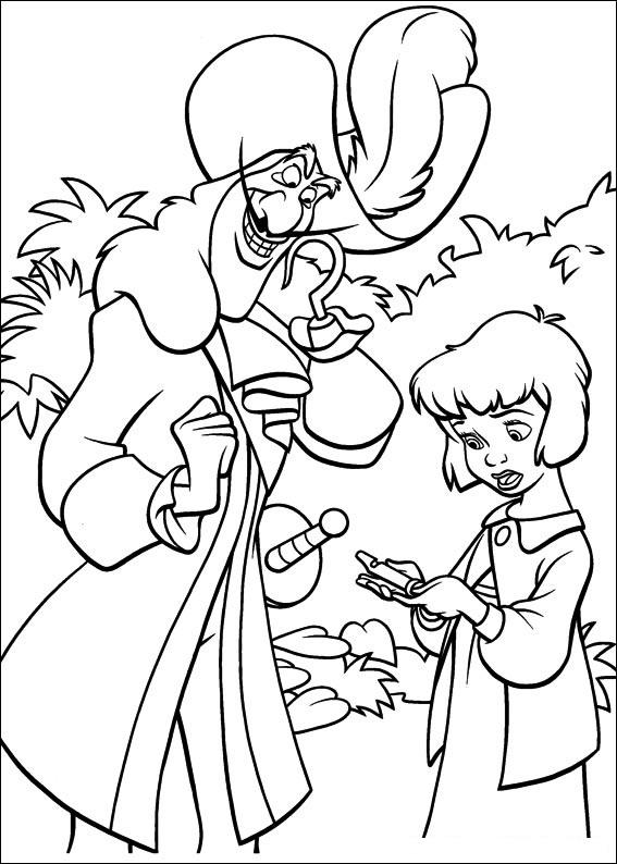 Fisă de colorat cu Peter pan 2 de colorat p26