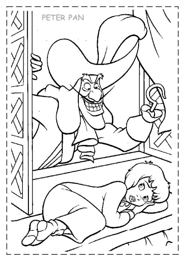 Fisă de colorat cu Peter pan de colorat p32