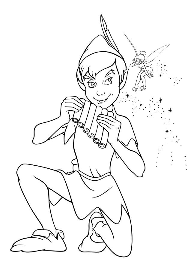 Fisă de colorat cu Peter pan de colorat p54