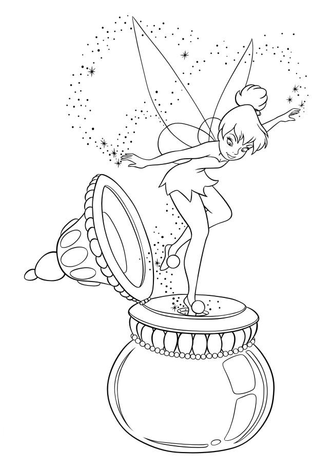 Fisă de colorat cu Peter pan de colorat p61