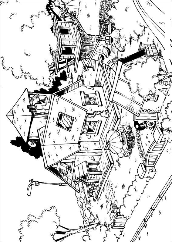 Fisă de colorat cu Piff si hercule de colorat p01