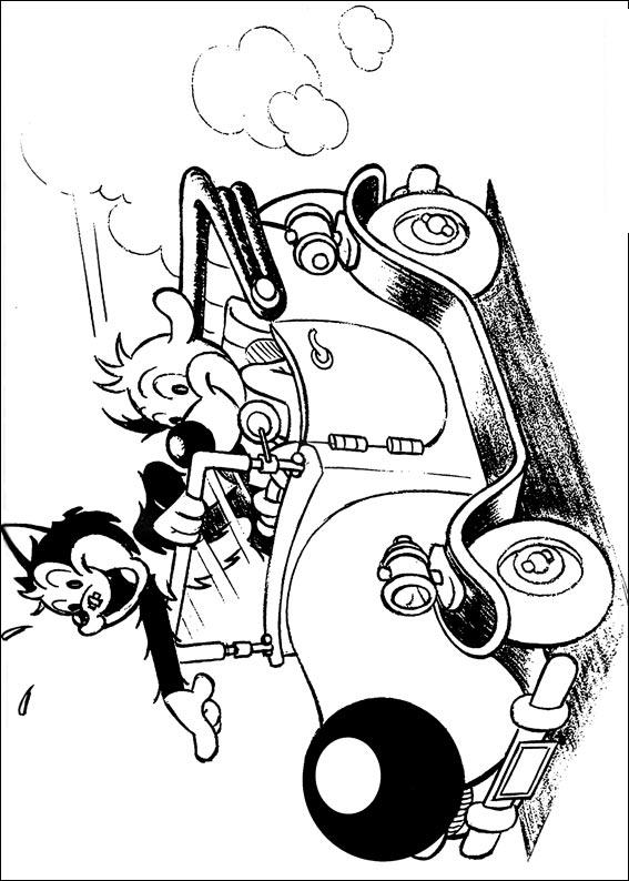 Fisă de colorat cu Piff si hercule de colorat p05