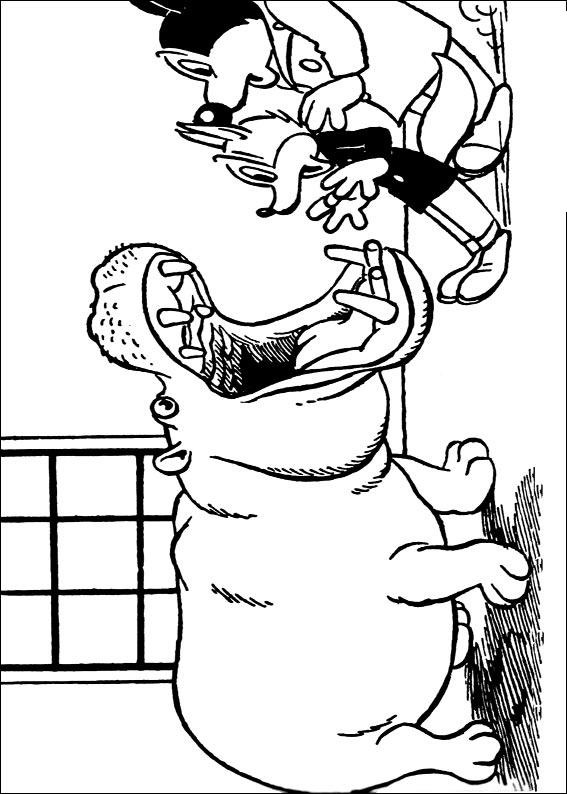 Fisă de colorat cu Piff si hercule de colorat p06