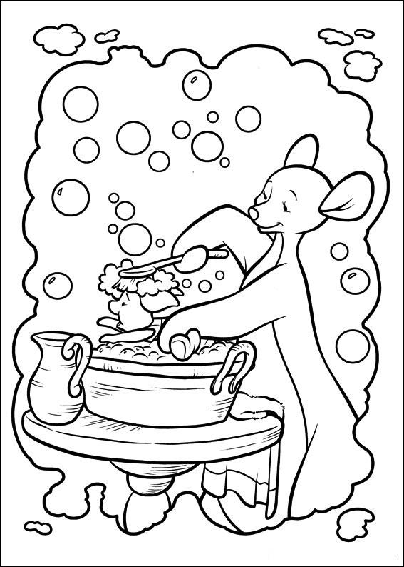 Fisă de colorat cu Piglet de colorat p21