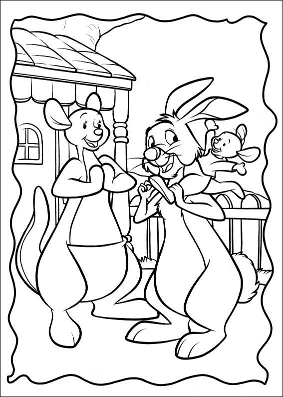 Fisă de colorat cu Piglet de colorat p25