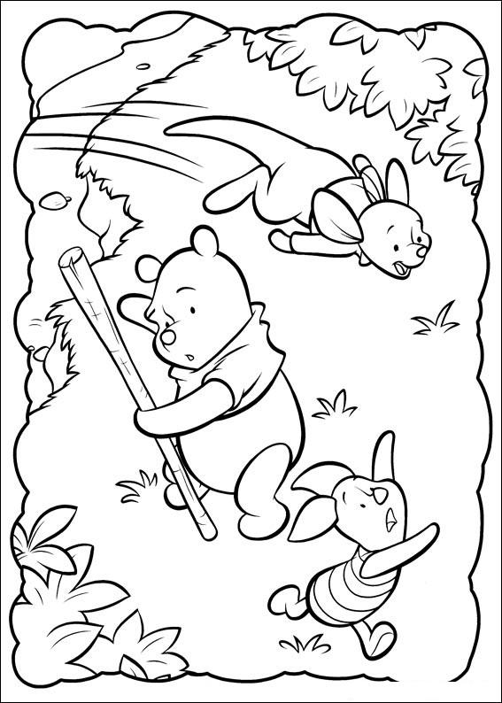 Fisă de colorat cu Piglet de colorat p35