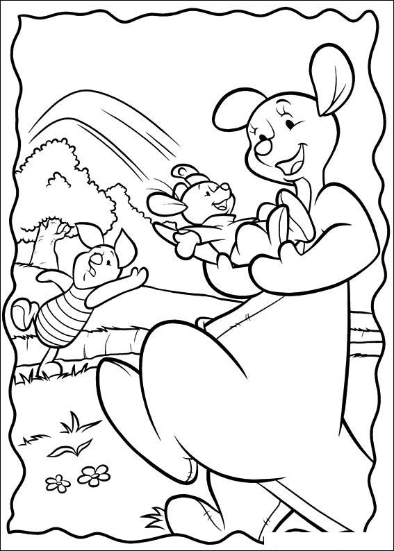 Fisă de colorat cu Piglet de colorat p36