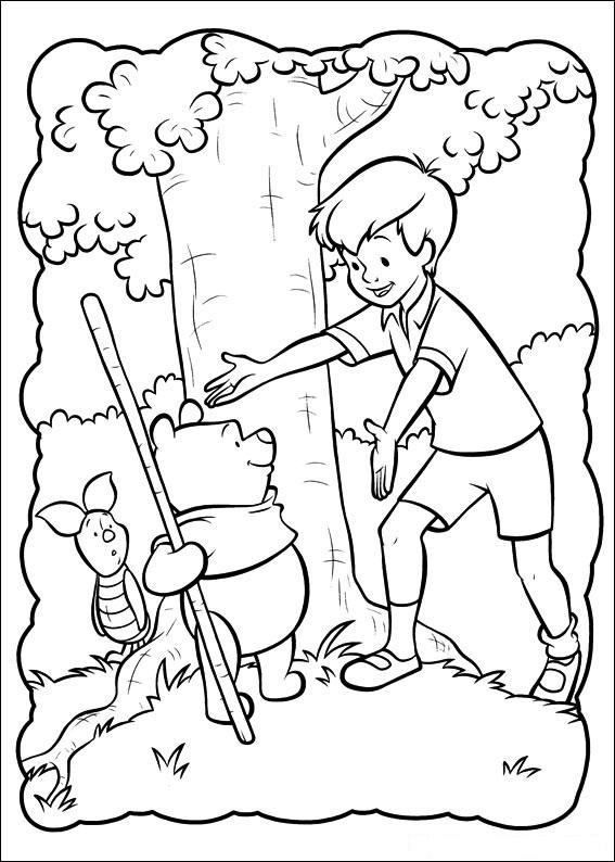 Fisă de colorat cu Piglet de colorat p37