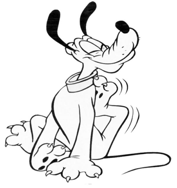 Fisă de colorat cu Pluto de colorat p13