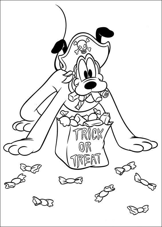 Fisă de colorat cu Pluto de colorat p27