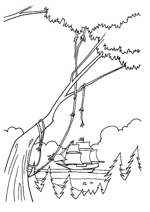 Fisă de colorat cu Pocahontas de colorat p12