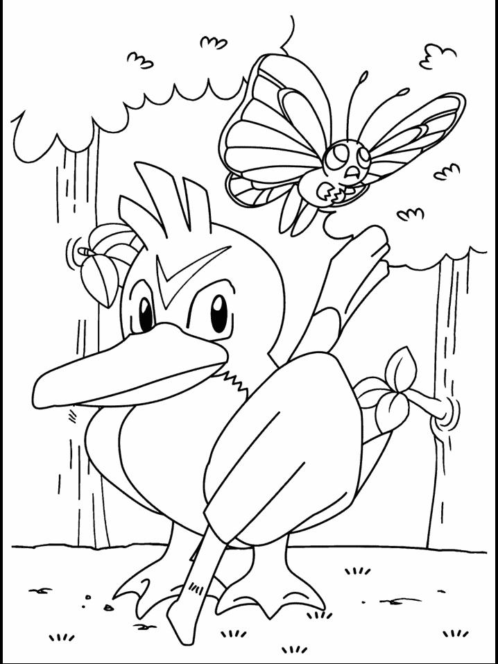 Fisă de colorat cu Pokemon de colorat p06