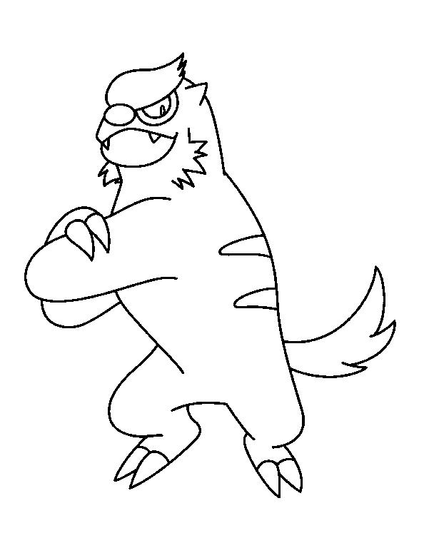 Fisă de colorat cu Pokemon de colorat p32