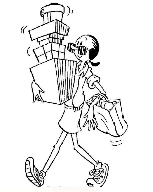 Fisă de colorat cu Popeye marinarul de colorat p19