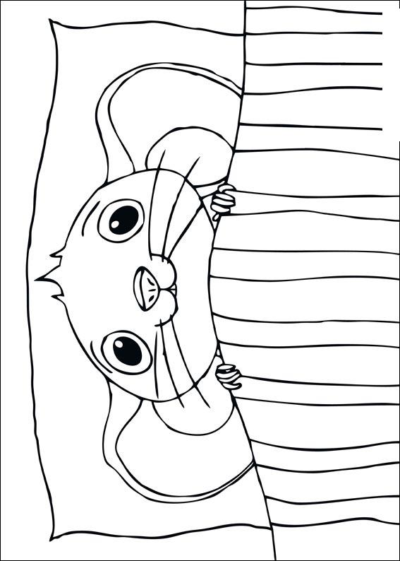 Fisă de colorat cu Povestea lui despereaux de colorat p01