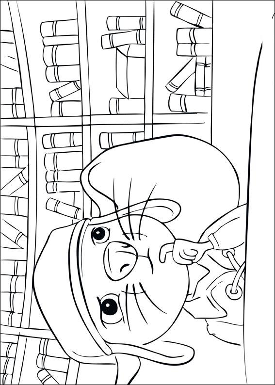 Fisă de colorat cu Povestea lui despereaux de colorat p04