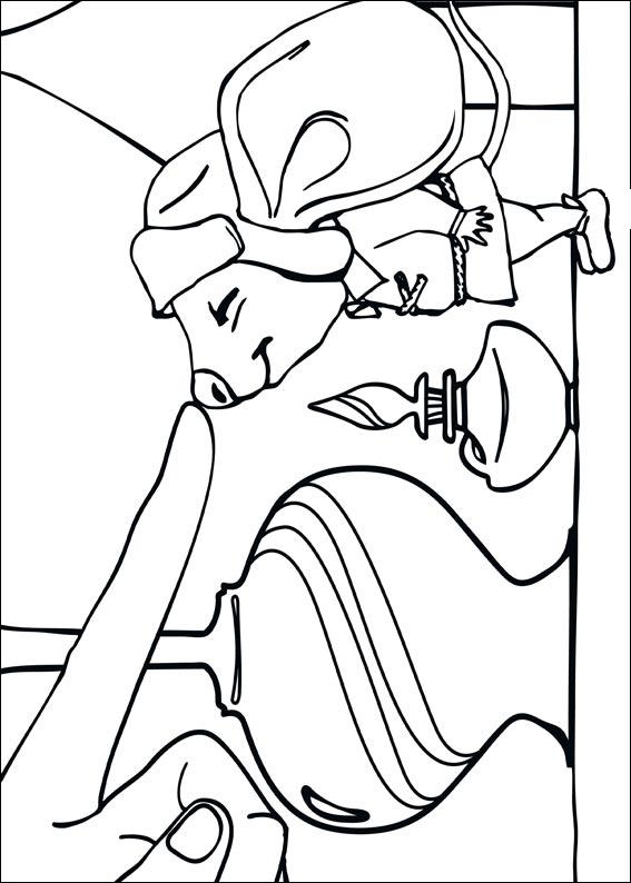 Fisă de colorat cu Povestea lui despereaux de colorat p05