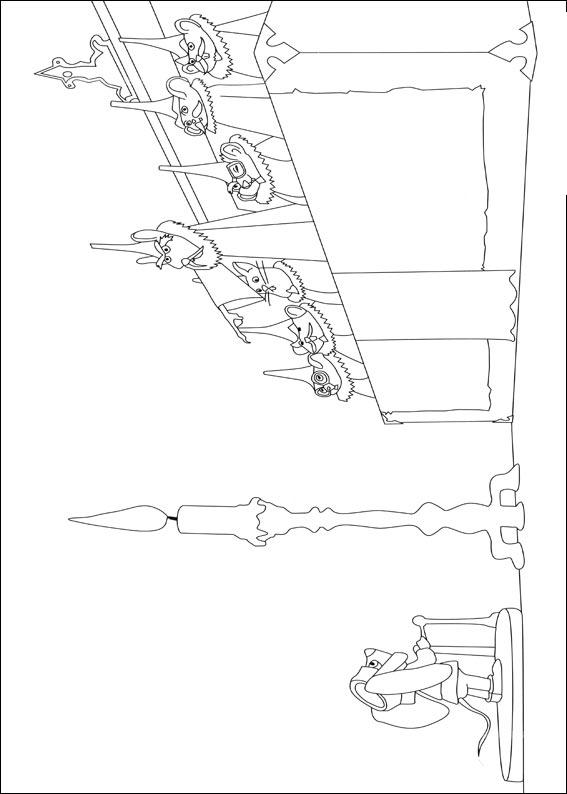 Fisă de colorat cu Povestea lui despereaux de colorat p11