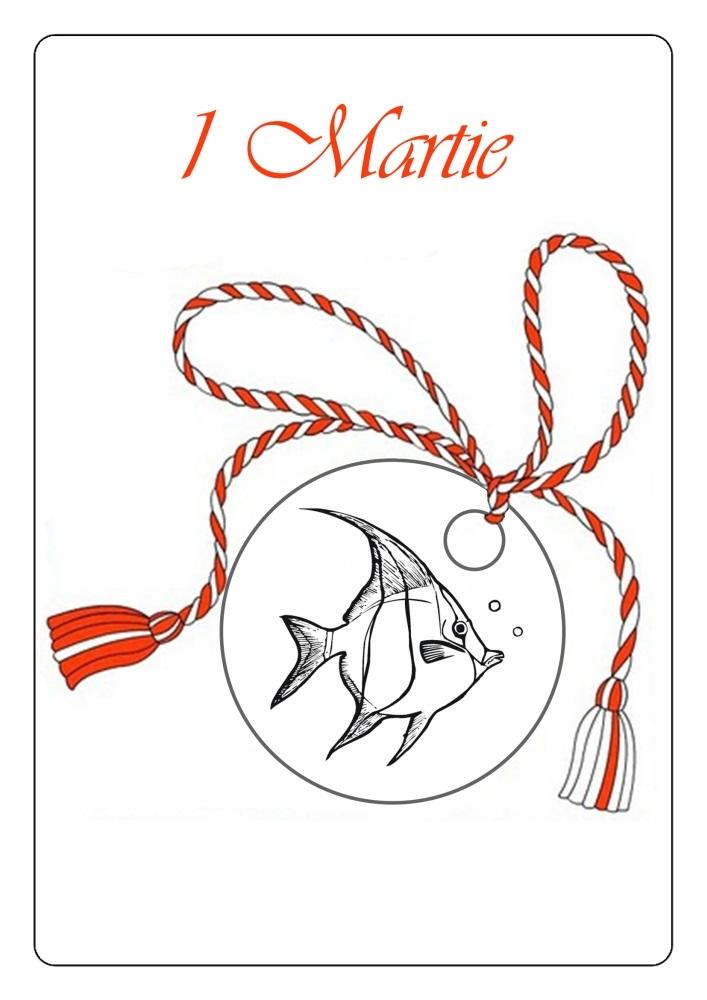 Fisă de colorat cu Primavara de colorat p104