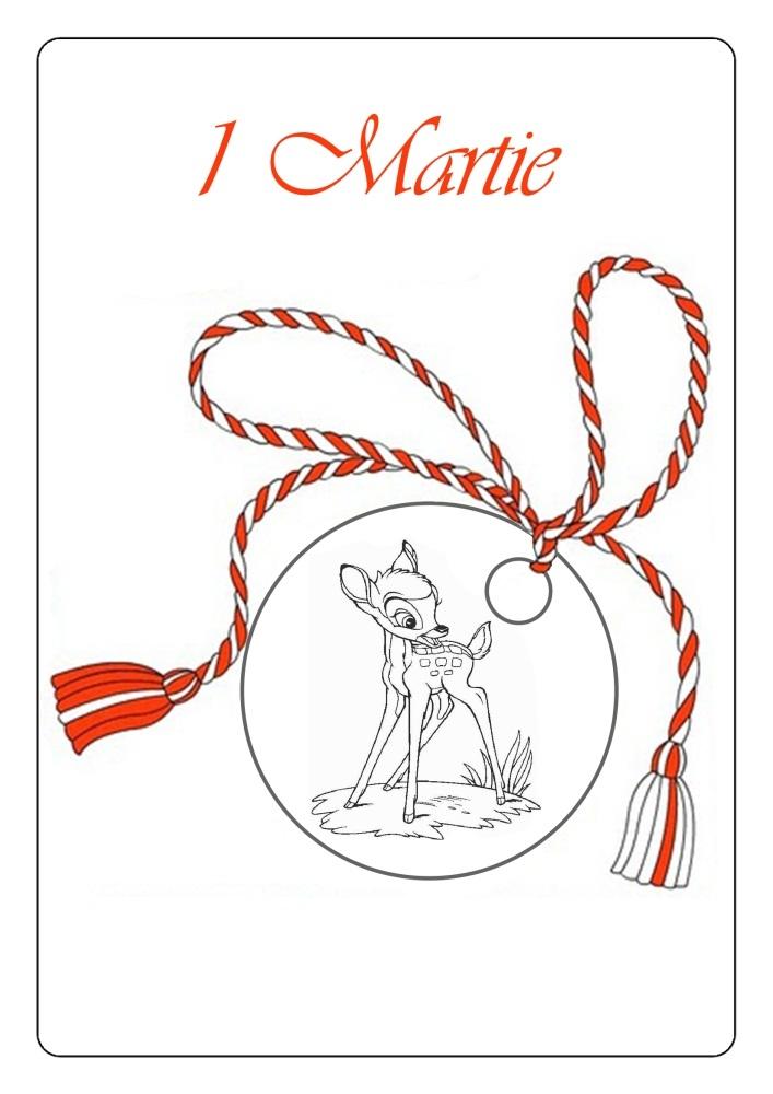 Fisă de colorat cu Primavara de colorat p105