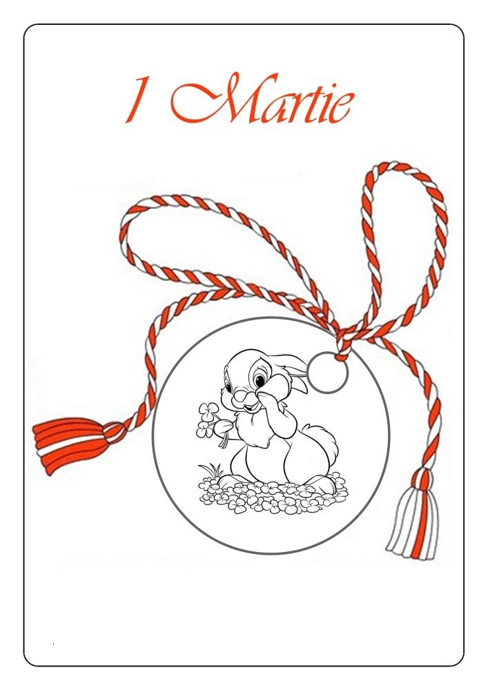 Fisă de colorat cu Primavara de colorat p107